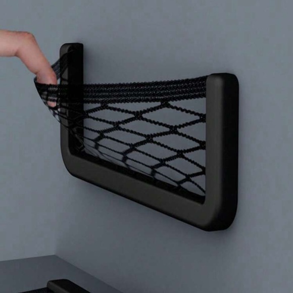 1PC Car Organizer Mesh Storage Net, Trunk Elastic String Cargo Storage Organizer - Picture 4 of 7